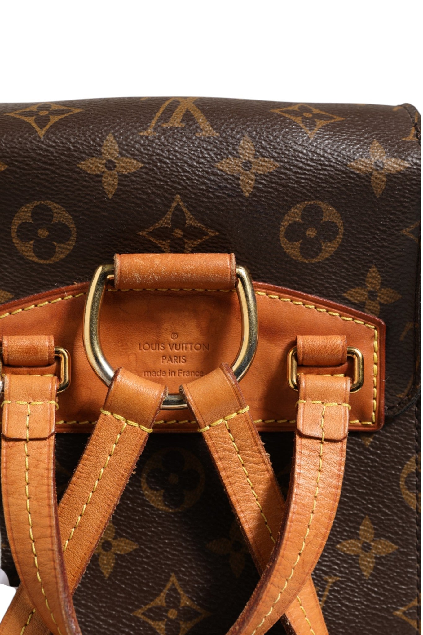 Louis Vuitton Monogram Canvas Montsouris Women's Backpack (Pre-Owned)