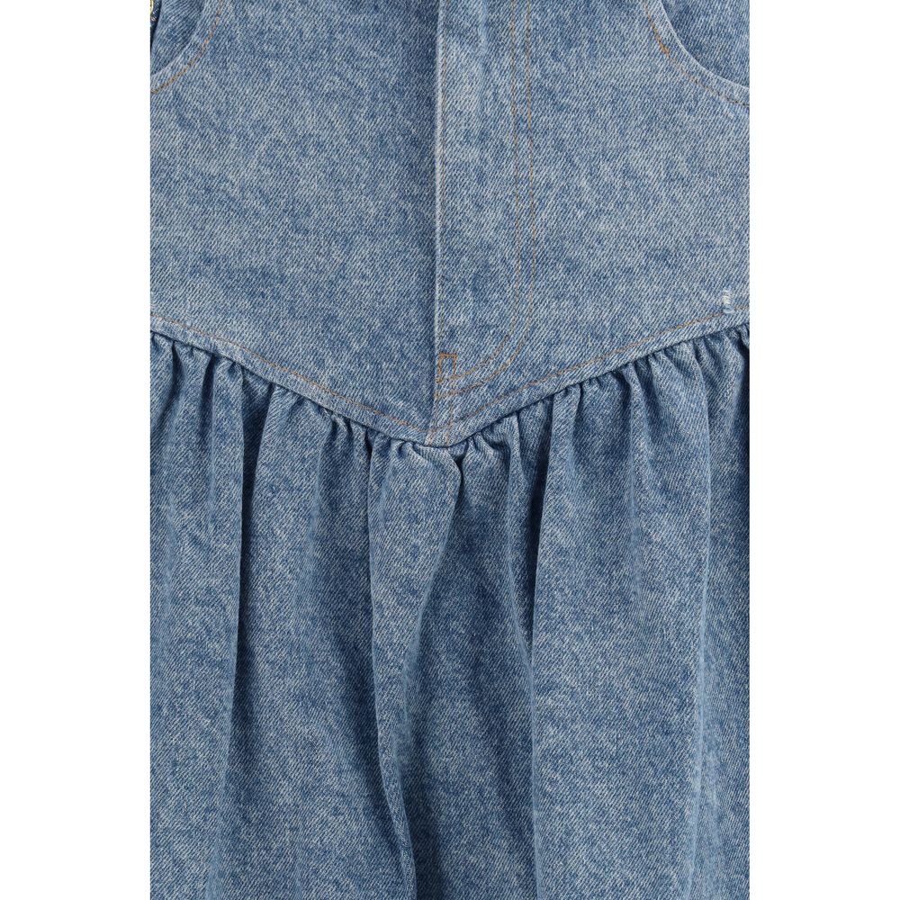 Ganni Blue Denim Women's Skirt