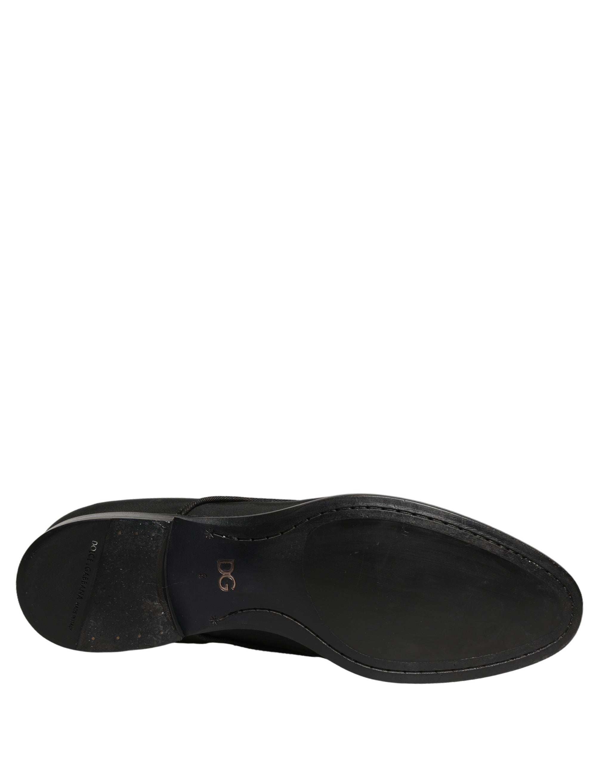 Dolce & Gabbana Black Suede Lace Up Derby Dress Formal Men's Shoes (Pre-Owned)