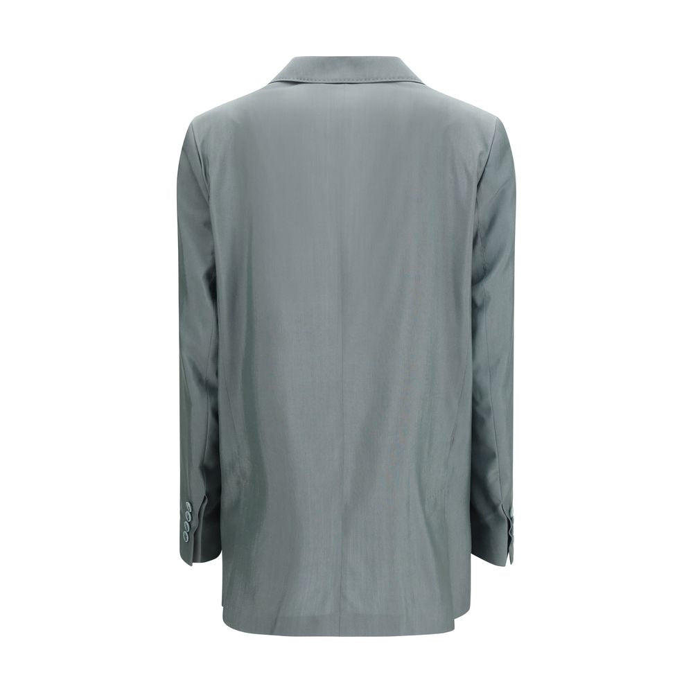 Max Mara Bicolor Wool Oves Aries Women's Blazer