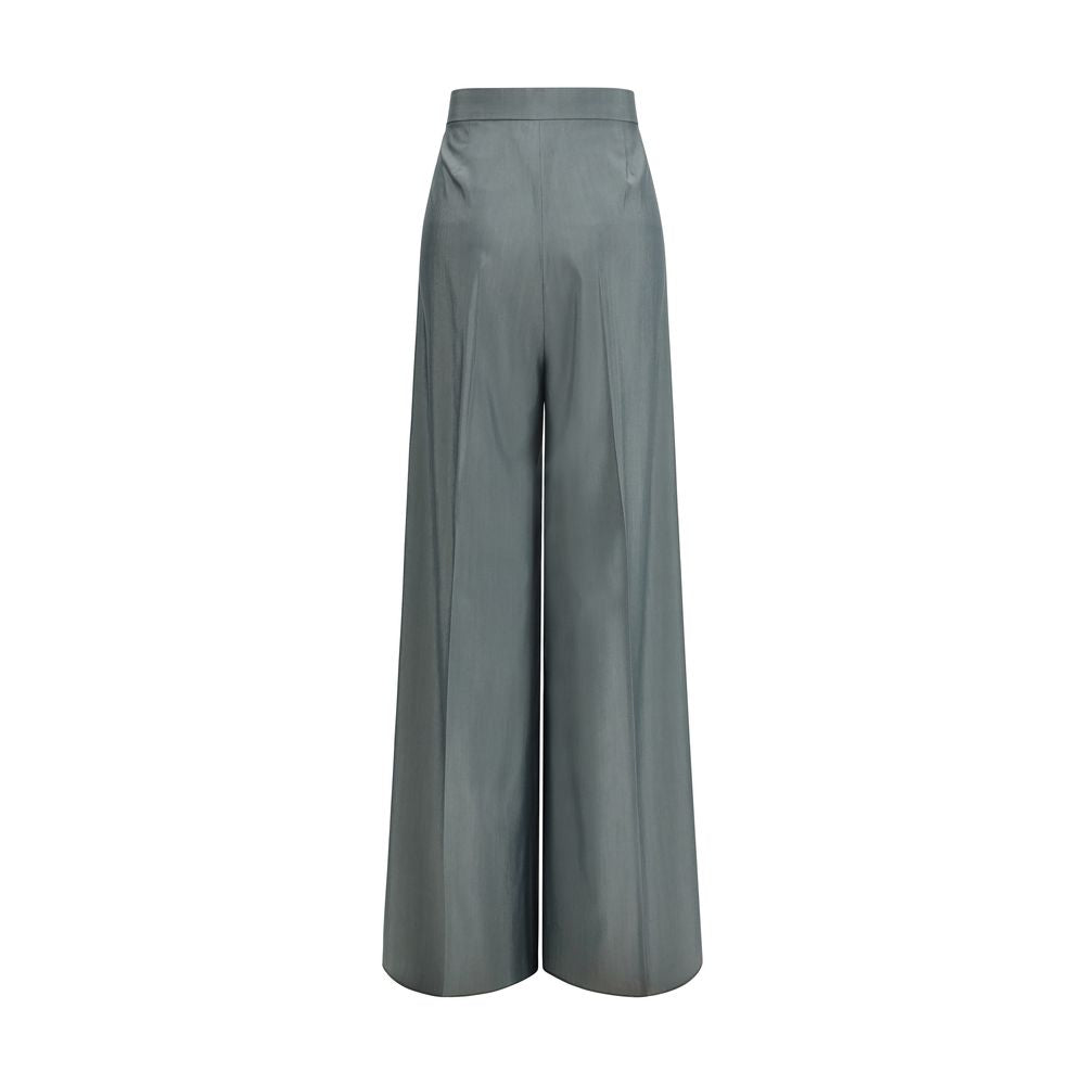 Max Mara Bicolor Wool Oves Aries Casual Women's Pants