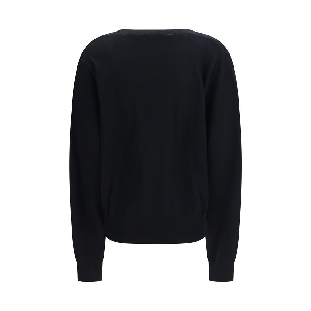 Extreme Cashmere Black Wool Oves Aries Women's Sweatshirt