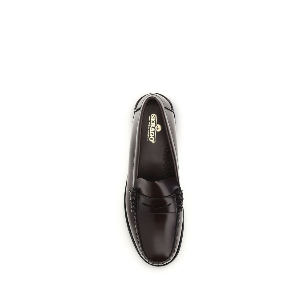 Sebago Brown Calf Leather Bos Taurus Slip-On Men's Loafers