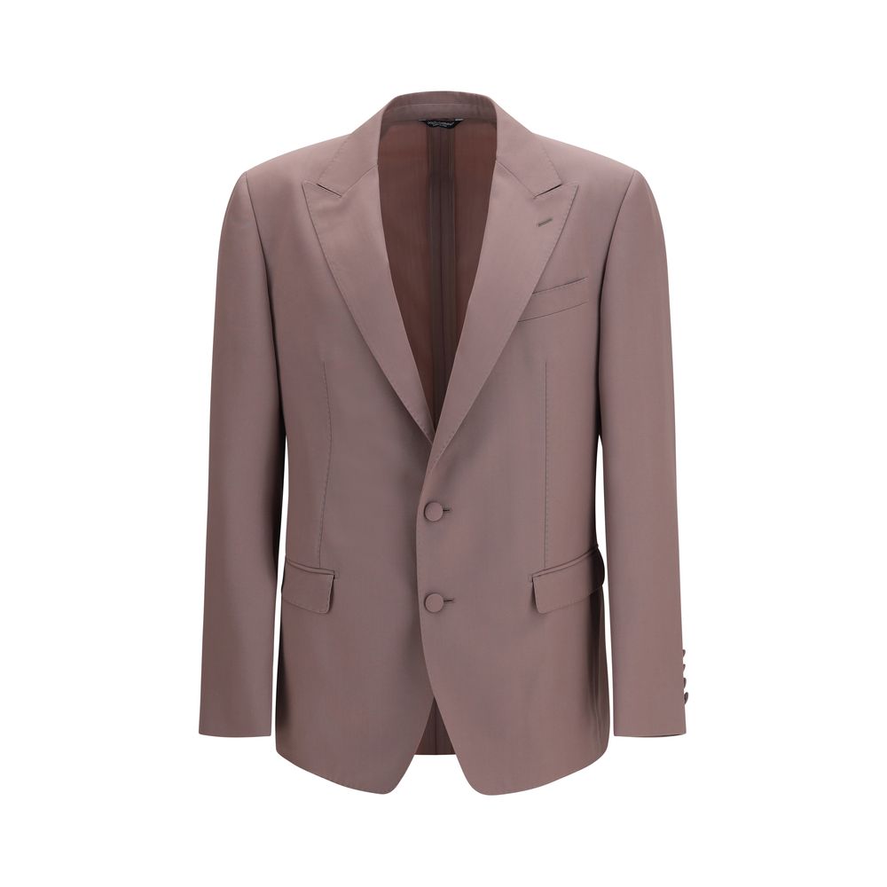 Dolce & Gabbana Brown Wool Oves Aries Men's Jacket