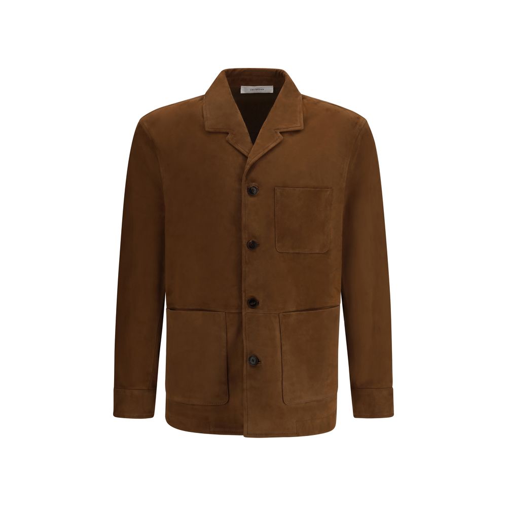 Umit Benan Brown Lamb Ovis Aries Aries Men's Jacket