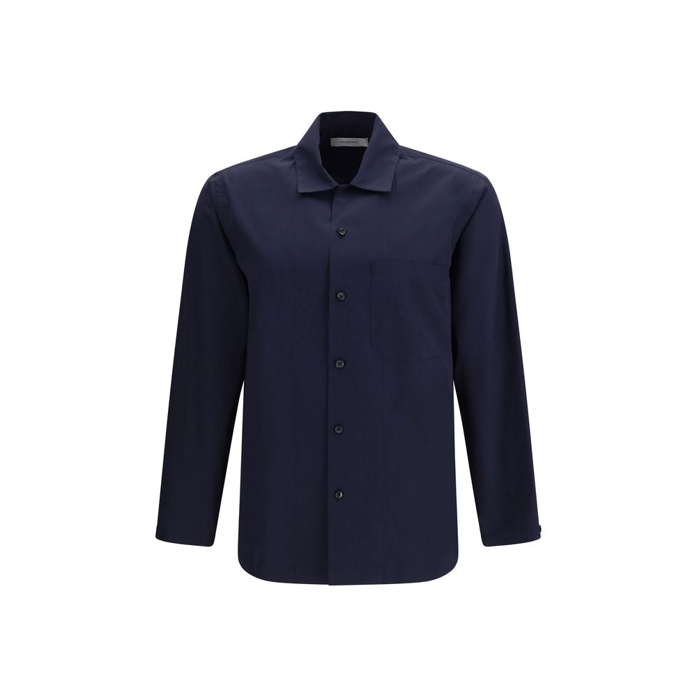 Umit Benan Blue Cotton Men's Shirt