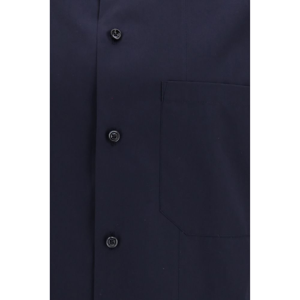 Umit Benan Blue Cotton Men's Shirt