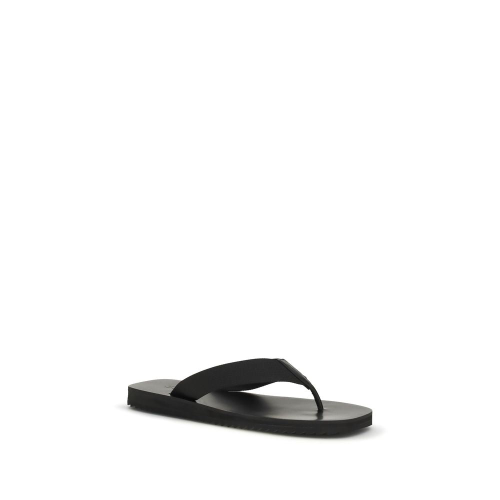Senso Black Rubber Flip-Flop Women's Sandals