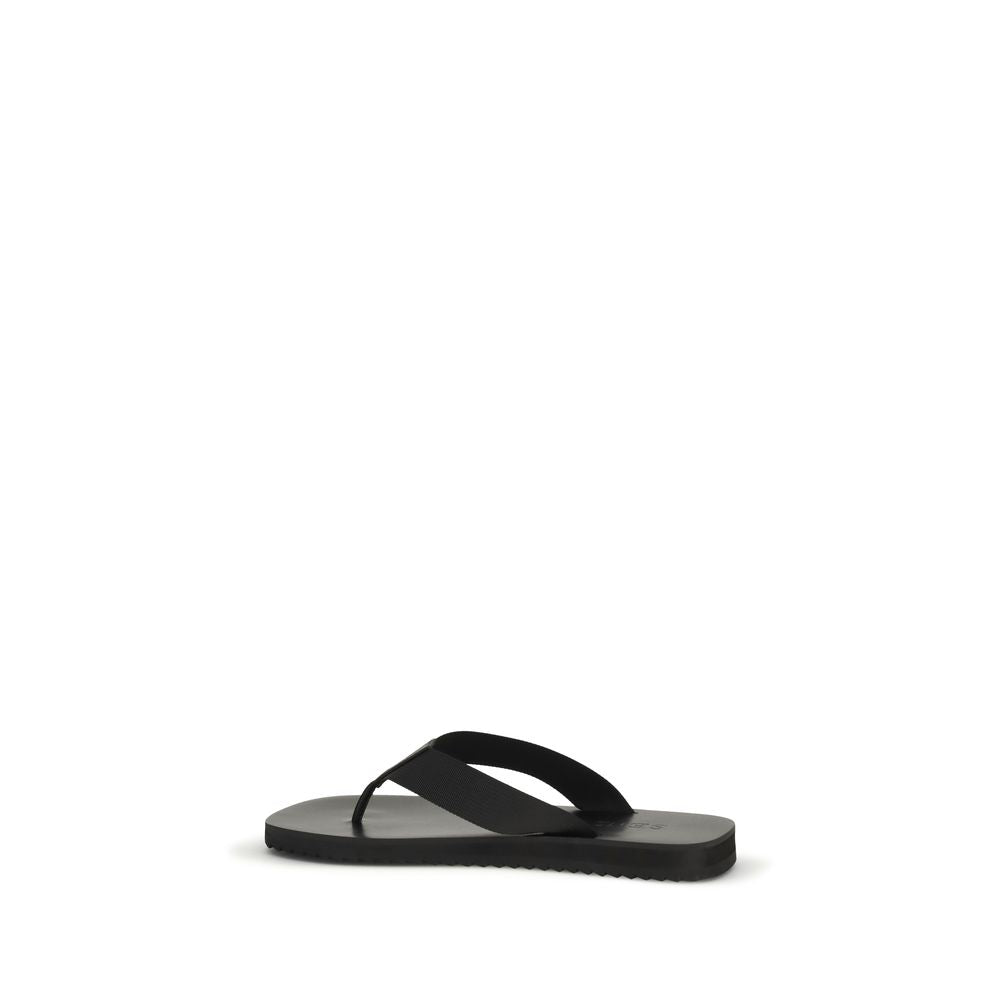 Senso Black Rubber Flip-Flop Women's Sandals