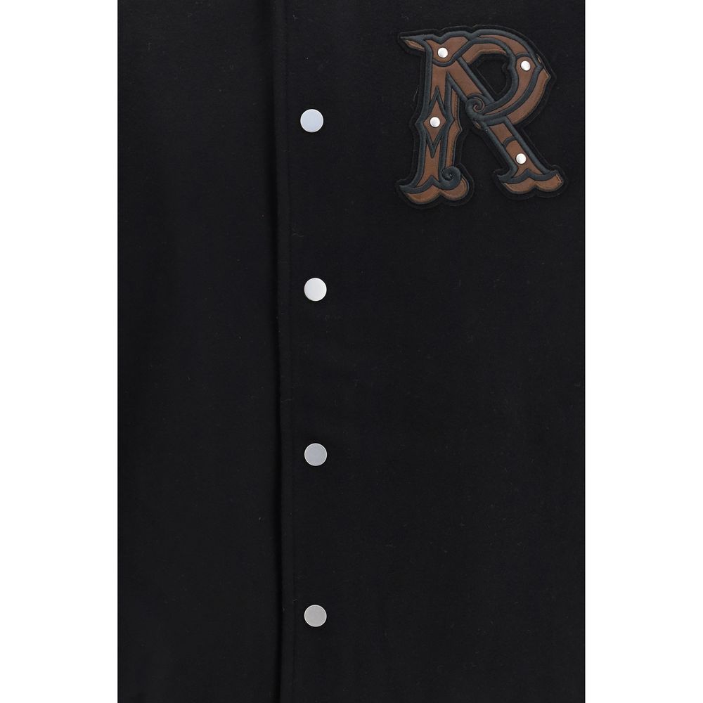 Represent Black Wool Oves Aries Men's Bomber