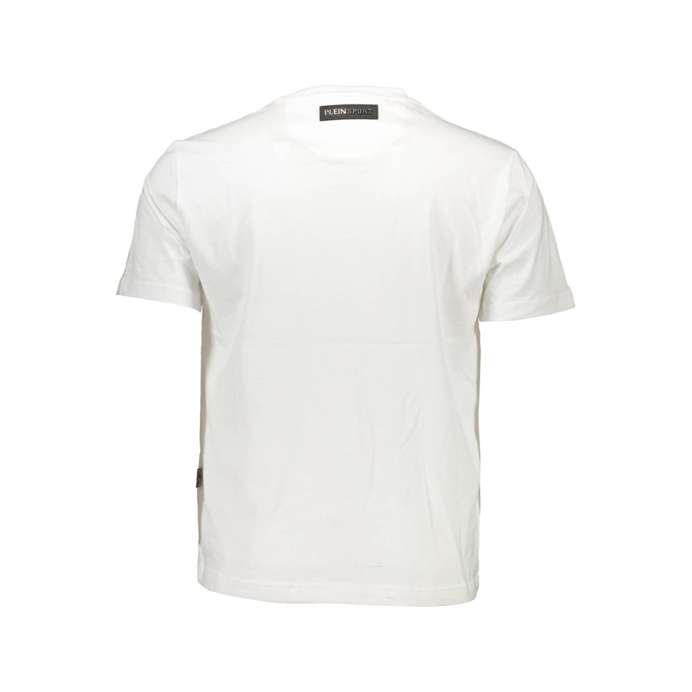 Plein Sport Bianco Cotton Men Men's T-Shirt