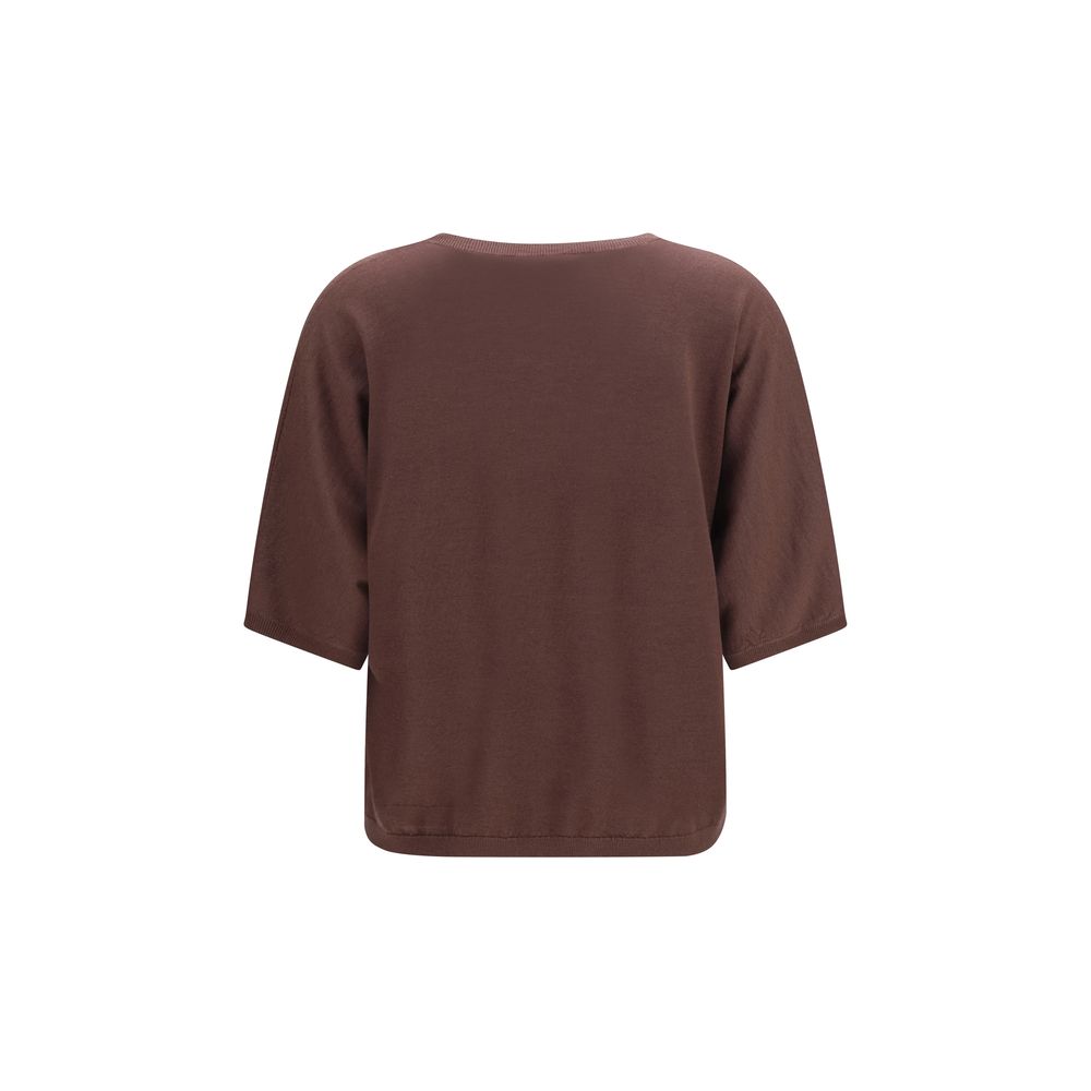 Brunello Cucinelli Purple Cashmere Women's Sweater