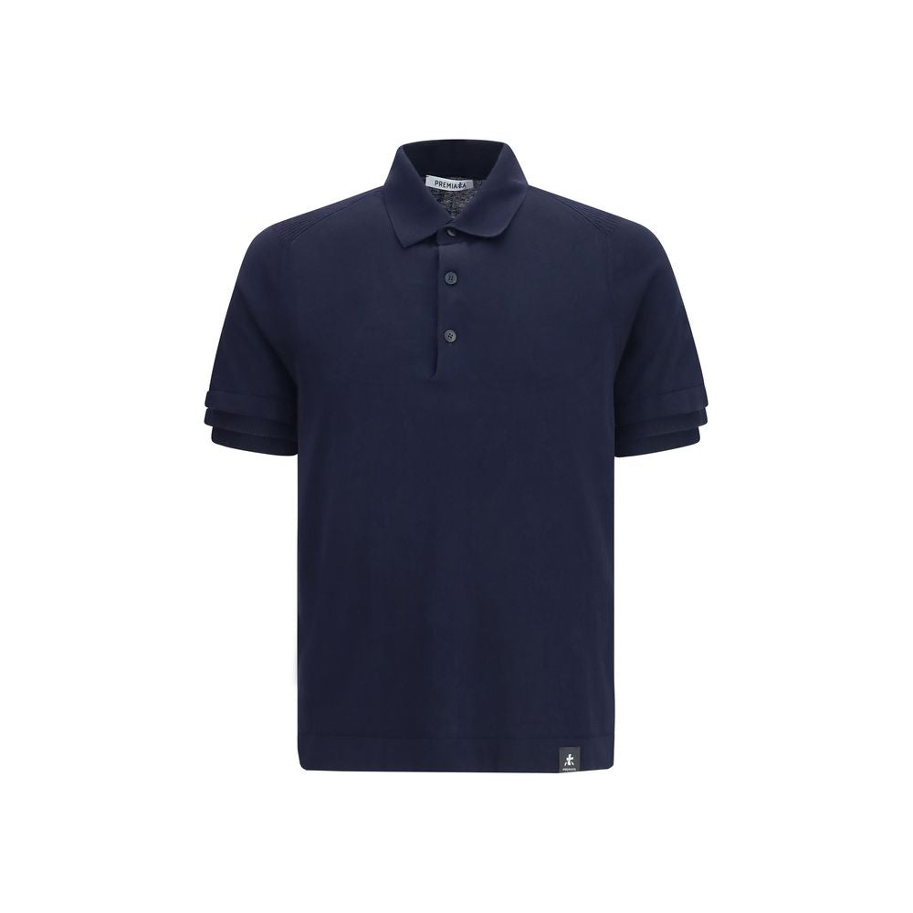 Premiata Blue Cotton Polo Men's Shirt
