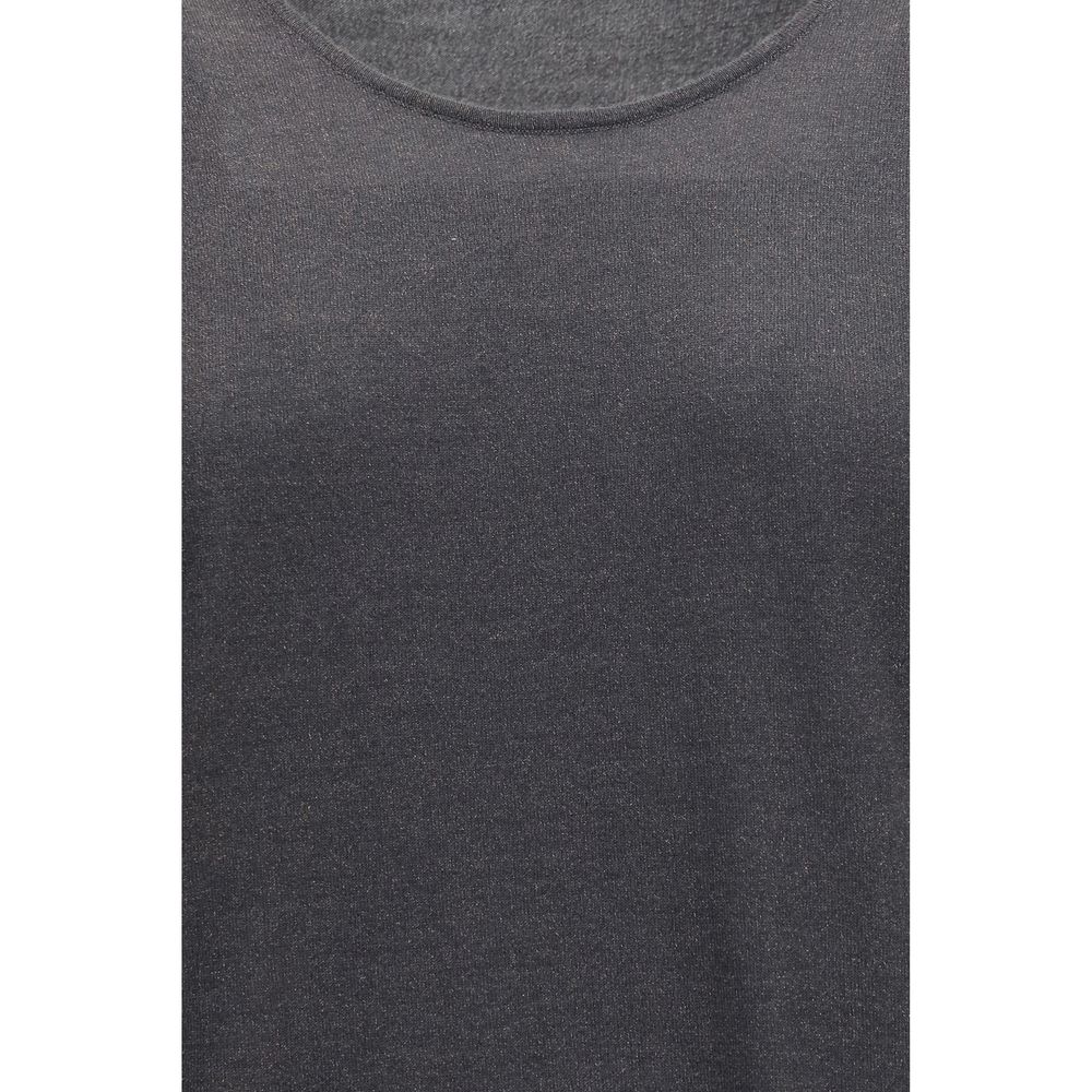 Brunello Cucinelli Gray Cashmere Tank Women's Tops