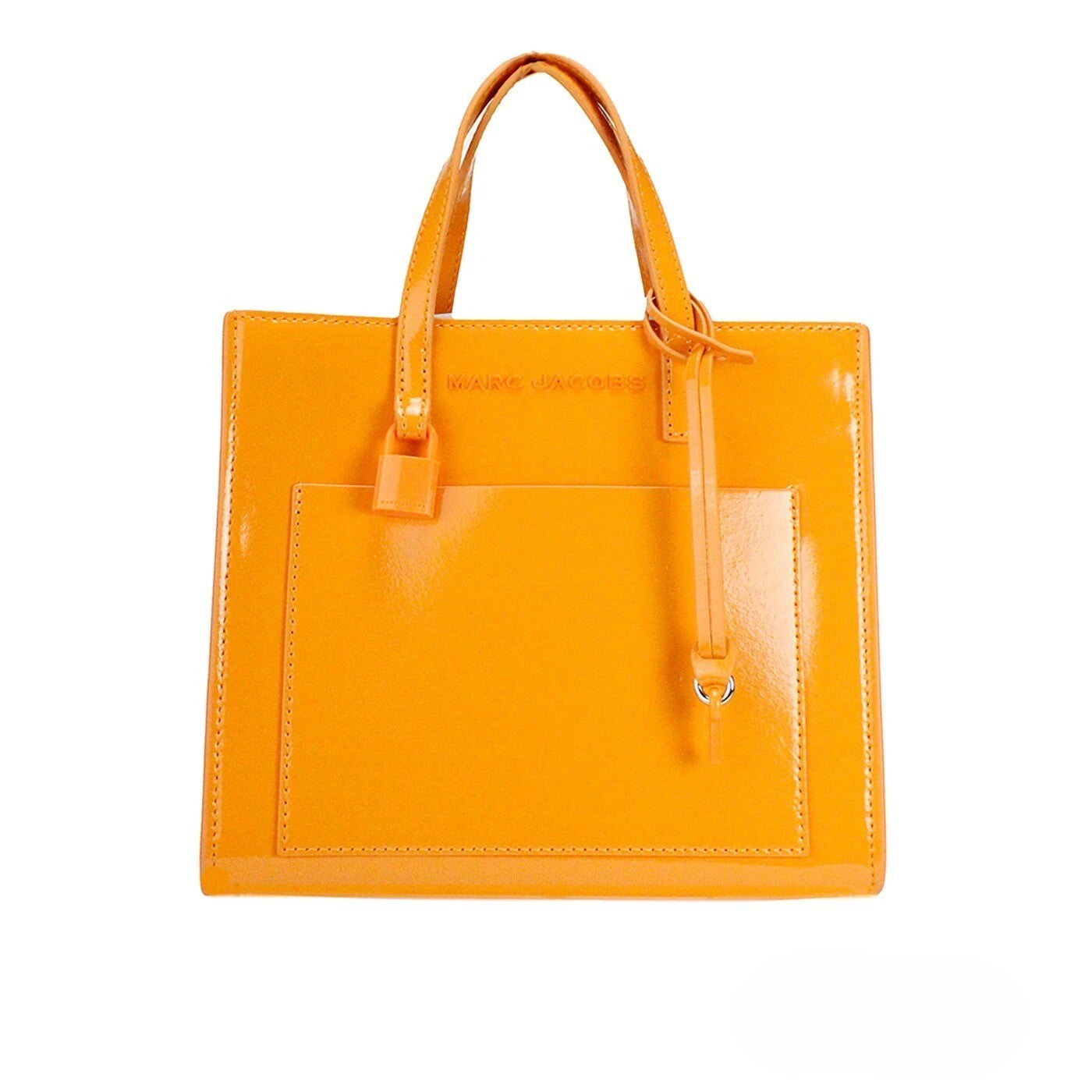 Marc Jacobs Marc Jacobs Mini Grind Scorched Patent Leather Crossbody Tote Bag Women's Purse