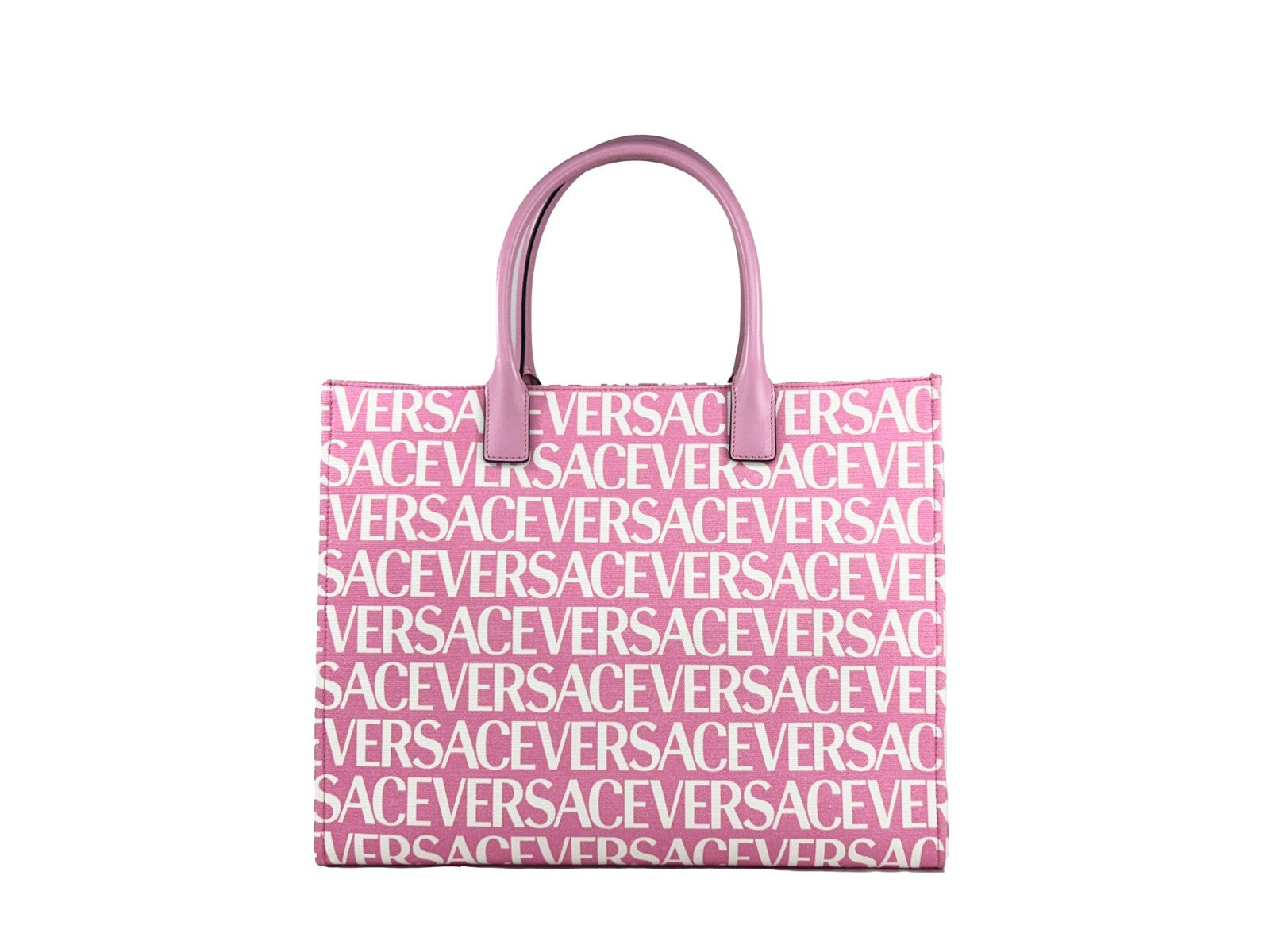 Versace Versace Medusa Large Canvas Large Tote Bag Baby Women's Pink