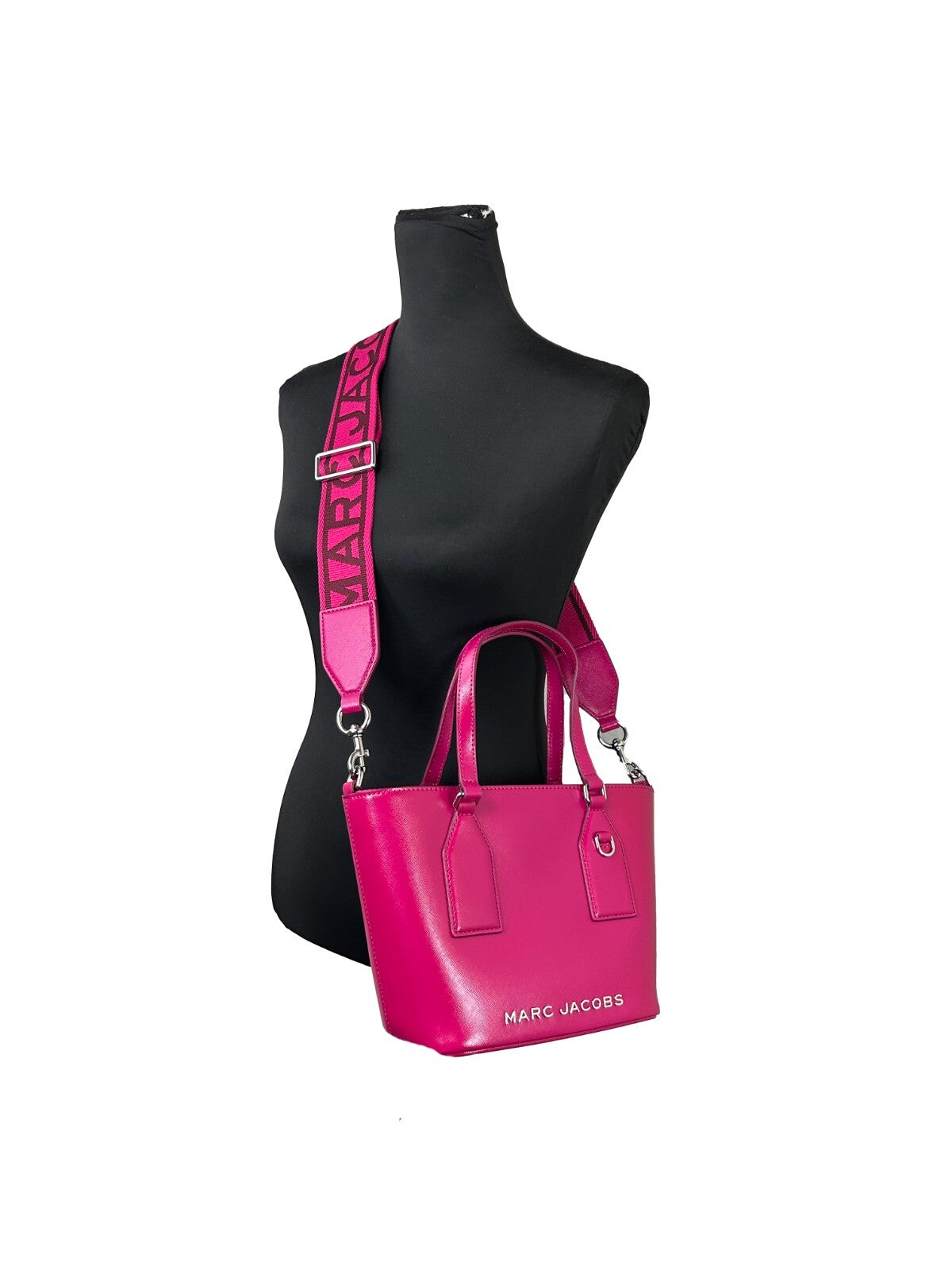 Marc Jacobs Marc Jacobs Small Saffiano Leather Tote Crossbody Women's Bag