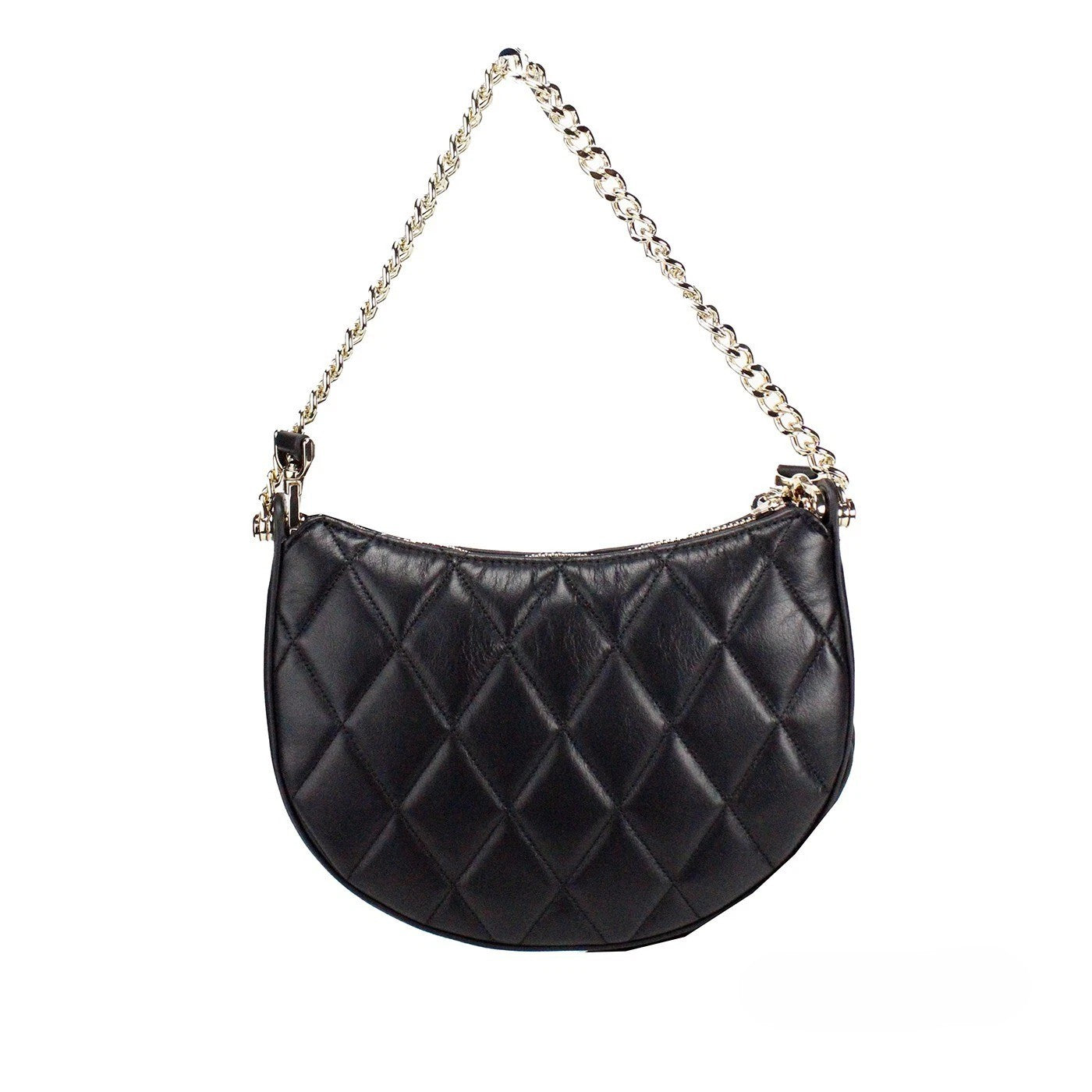 Kate Spade Kate Spade Carey Small Black Quilted Leather Zip Top Crossbody Women's Bag