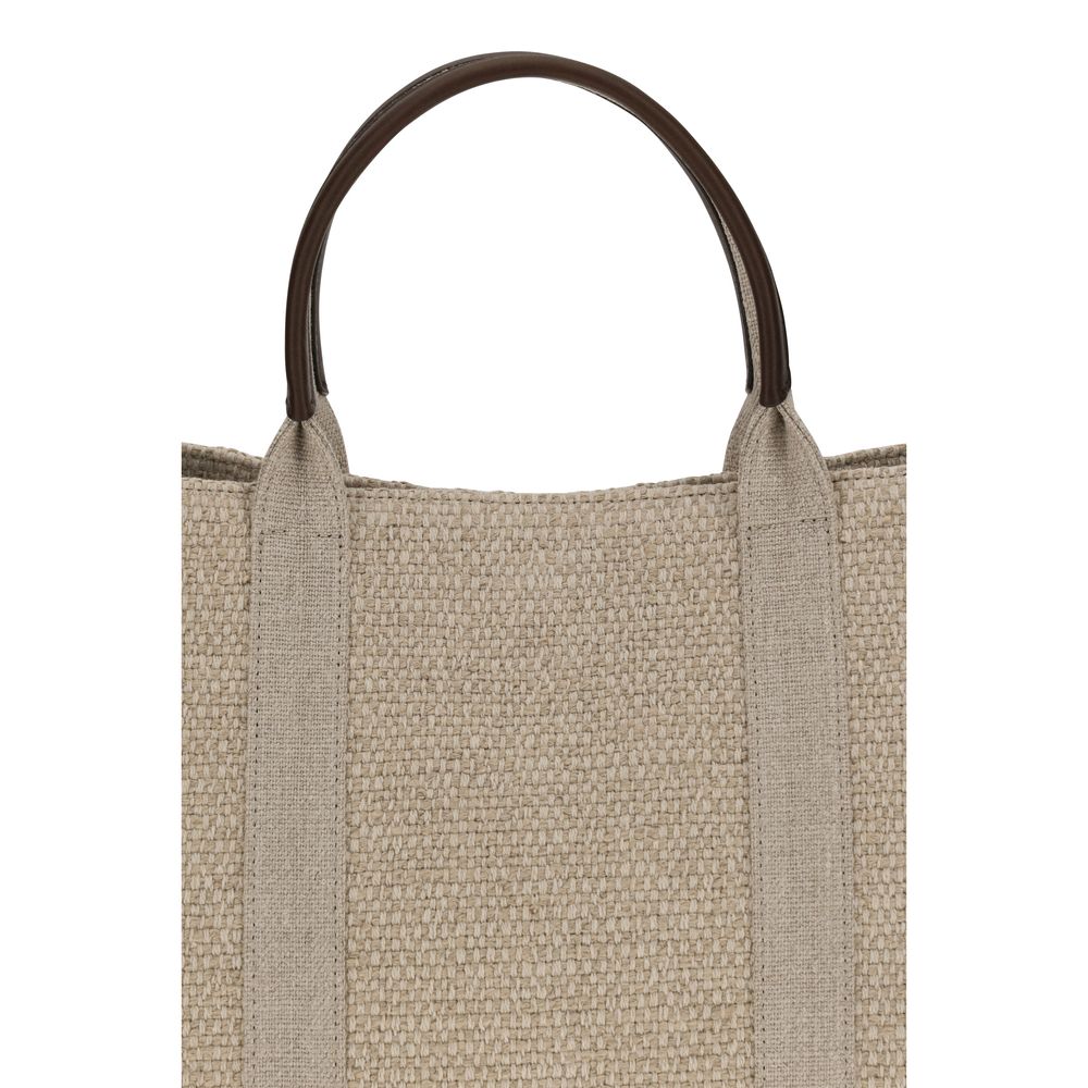The Row Beige Fabric Shoulder Women's Bag