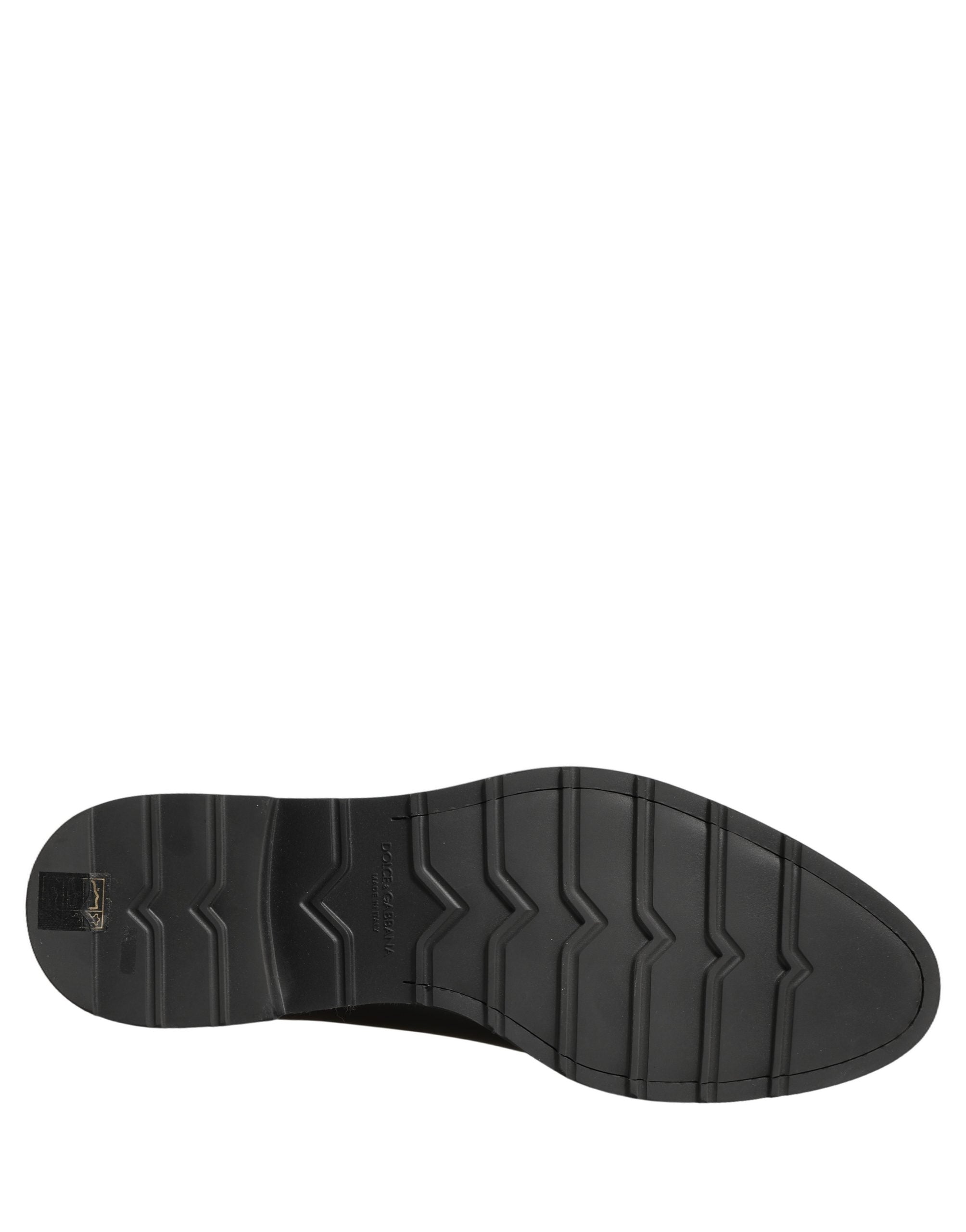 Dolce & Gabbana Black Leather Men Oxford Dress Formal Men's Shoes