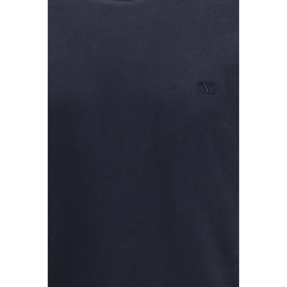 Valentino Blue Cotton Men's Sweatshirt
