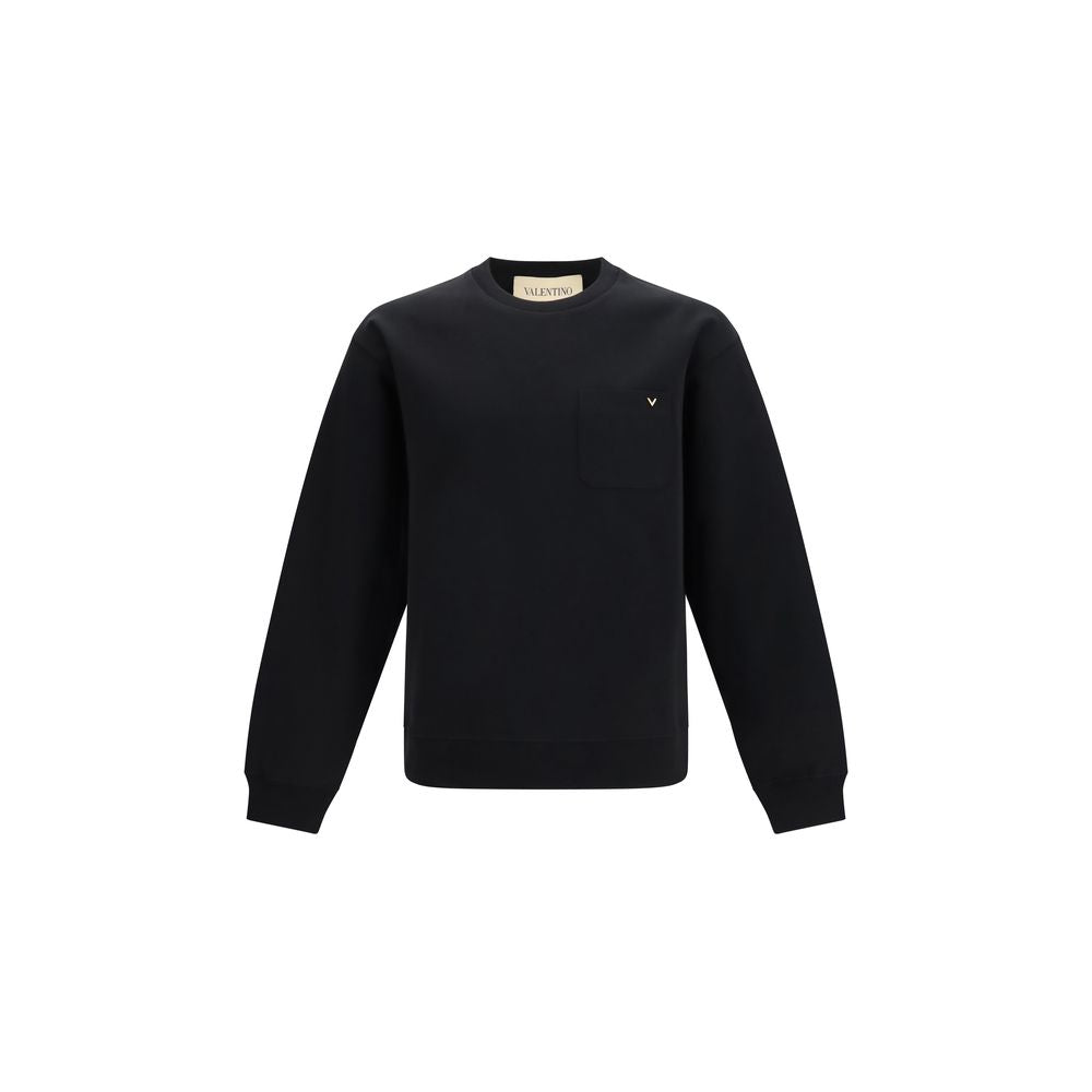 Valentino Black Cotton Men's Sweatshirt