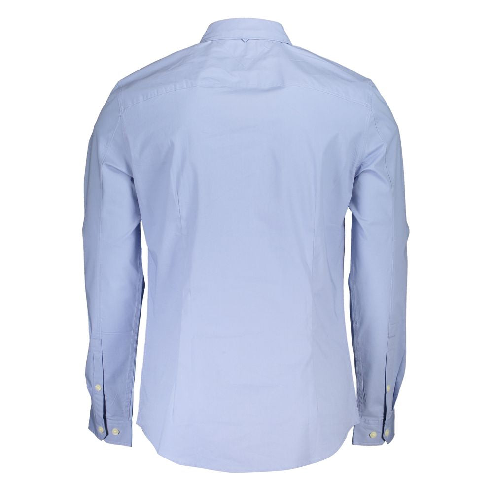 Tommy Hilfiger Azure Cotton Men's Men's Shirt