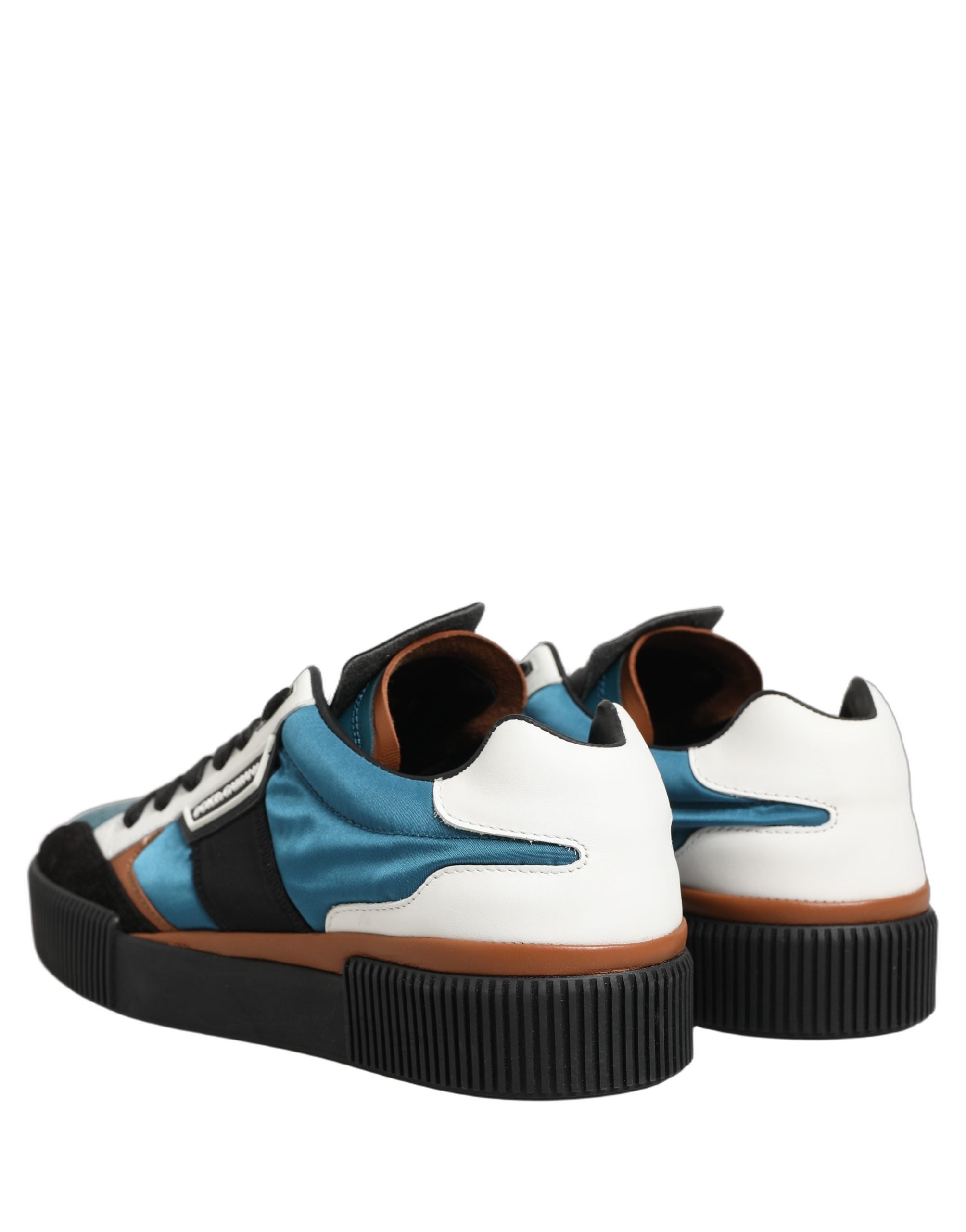 Dolce & Gabbana Multicolor Leather MIAMI Low Top Men Sneakers Men's Shoes