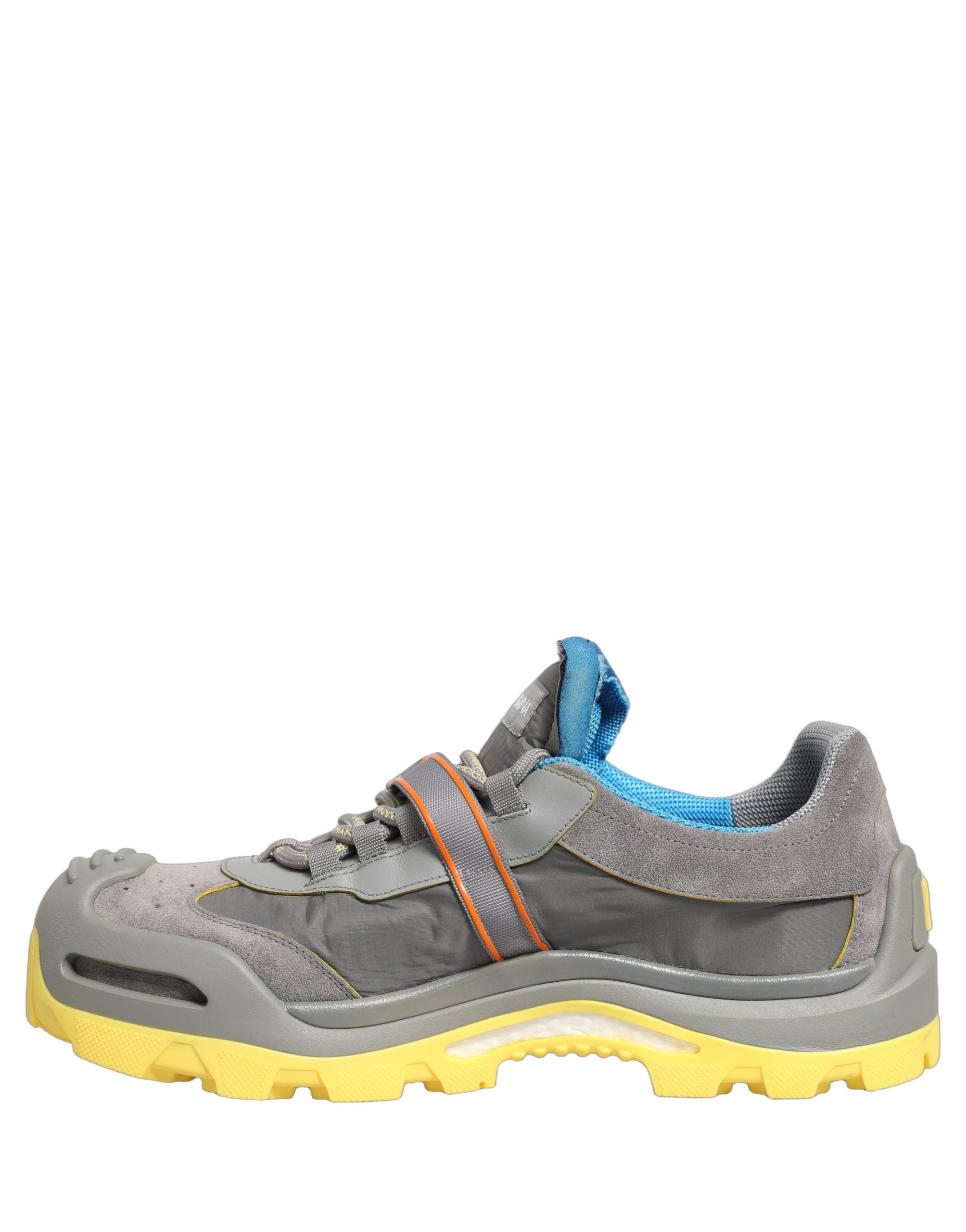 Dolce & Gabbana Gray Airmaster Panelled Low Top Men Sneakers Men's Shoes
