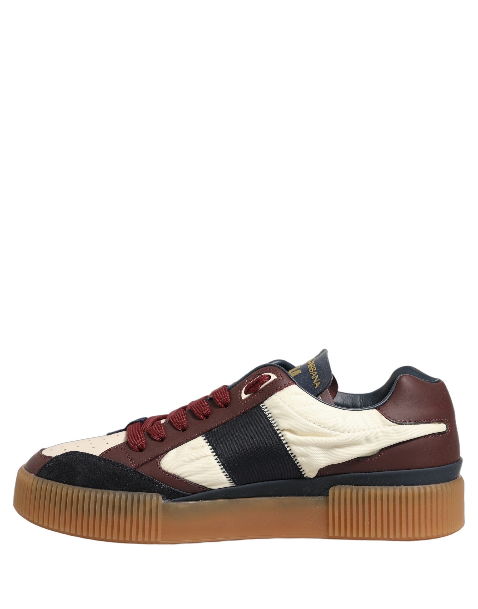 Dolce & Gabbana Multicolor Leather MIAMI Low Top Men Sneakers Men's Shoes