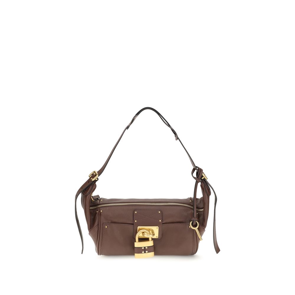 Chloé Brown Calf Leather Bos Taurus Shoulder Women's Bag