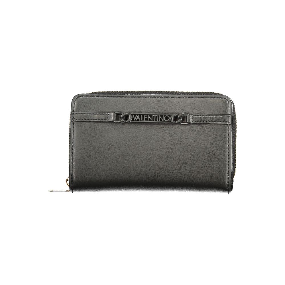 Valentino Black Polyurethane Women's Women's Wallet