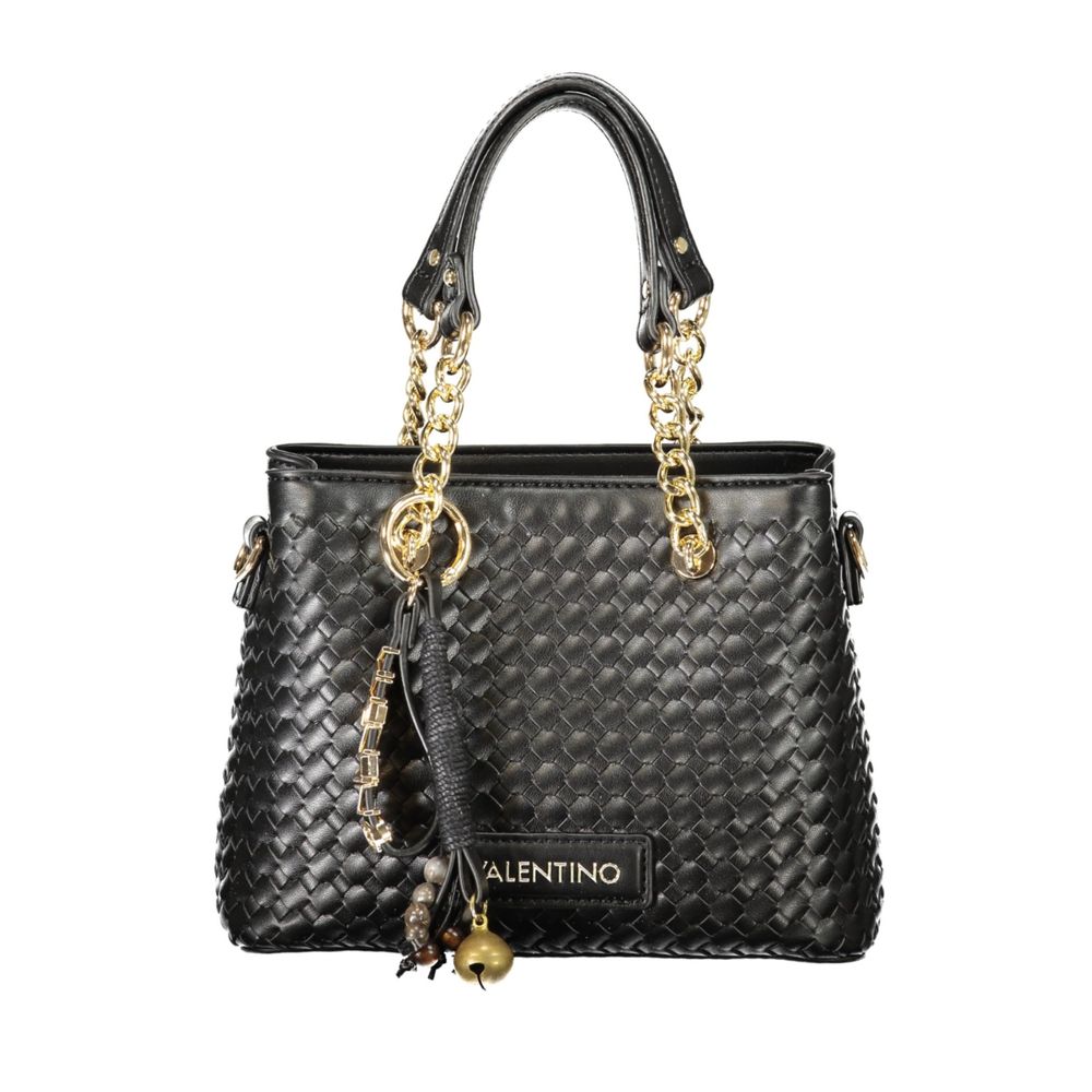 Valentino Black Polyurethane Women's Women's Bag