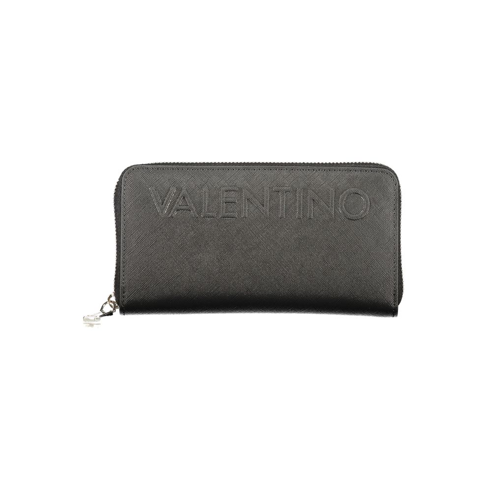 Valentino Black Polyurethane Women's Women's Wallet