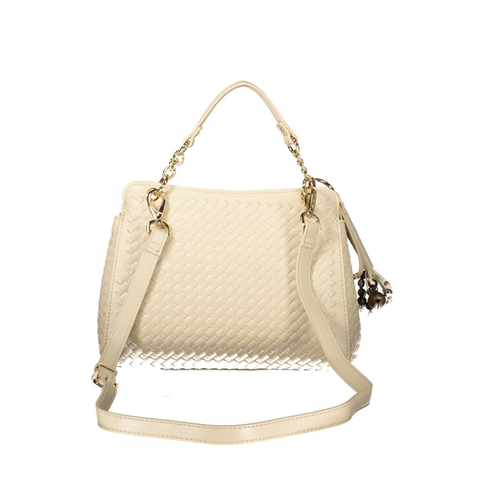 Mario Valentino Beige Polyurethane Women's Women's Bag