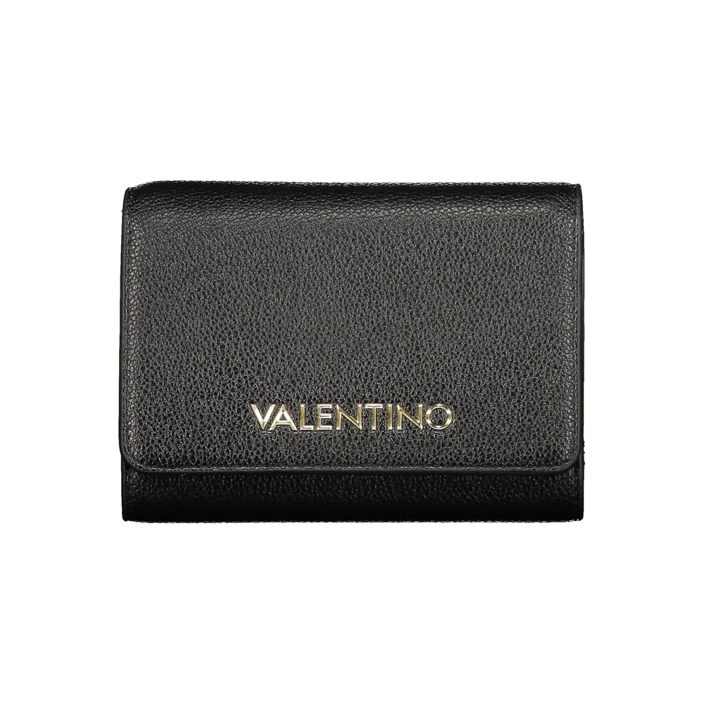 Valentino Black Polyurethane Women's Women's Wallet