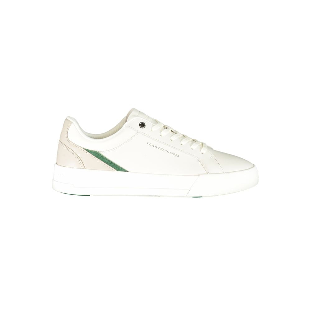 Tommy Hilfiger Bianco Polyurethane Uomo Men's Sneaker