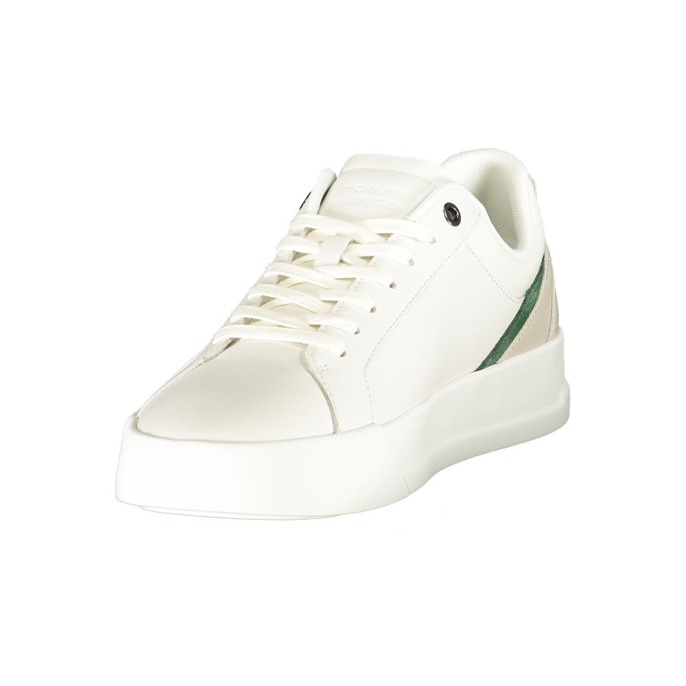 Tommy Hilfiger Bianco Polyurethane Uomo Men's Sneaker