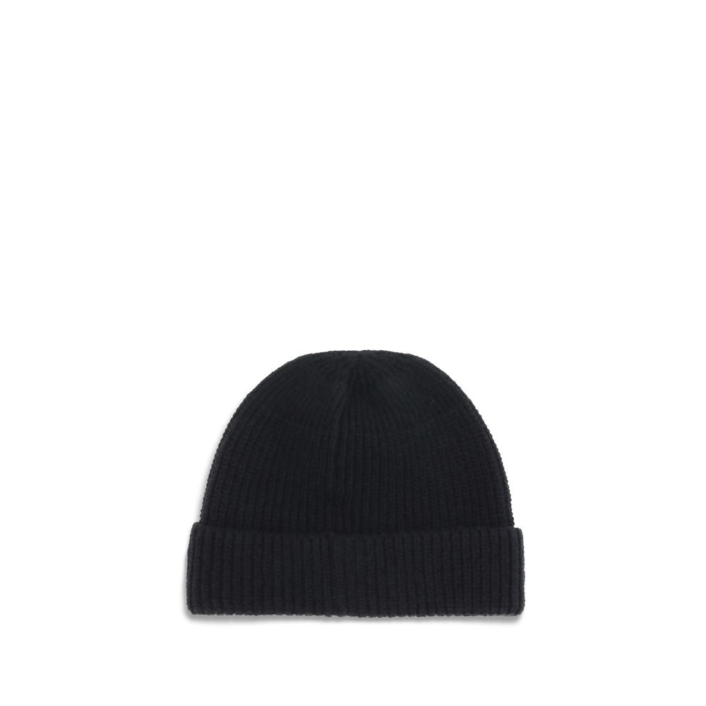 Prada Black Wool Oves Aries Men's Beanie