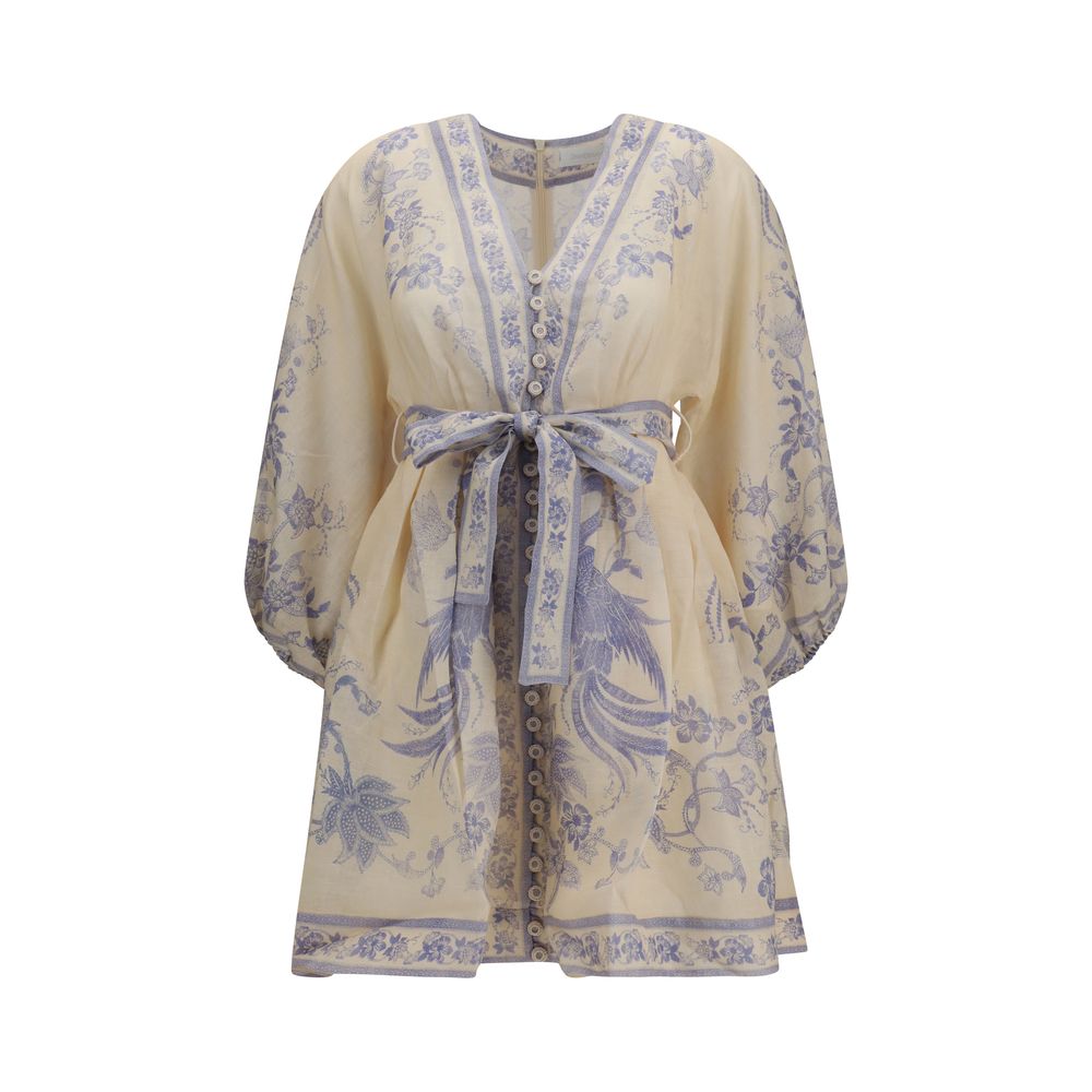 Zimmermann Multicolor Linen Casual Women's Dress