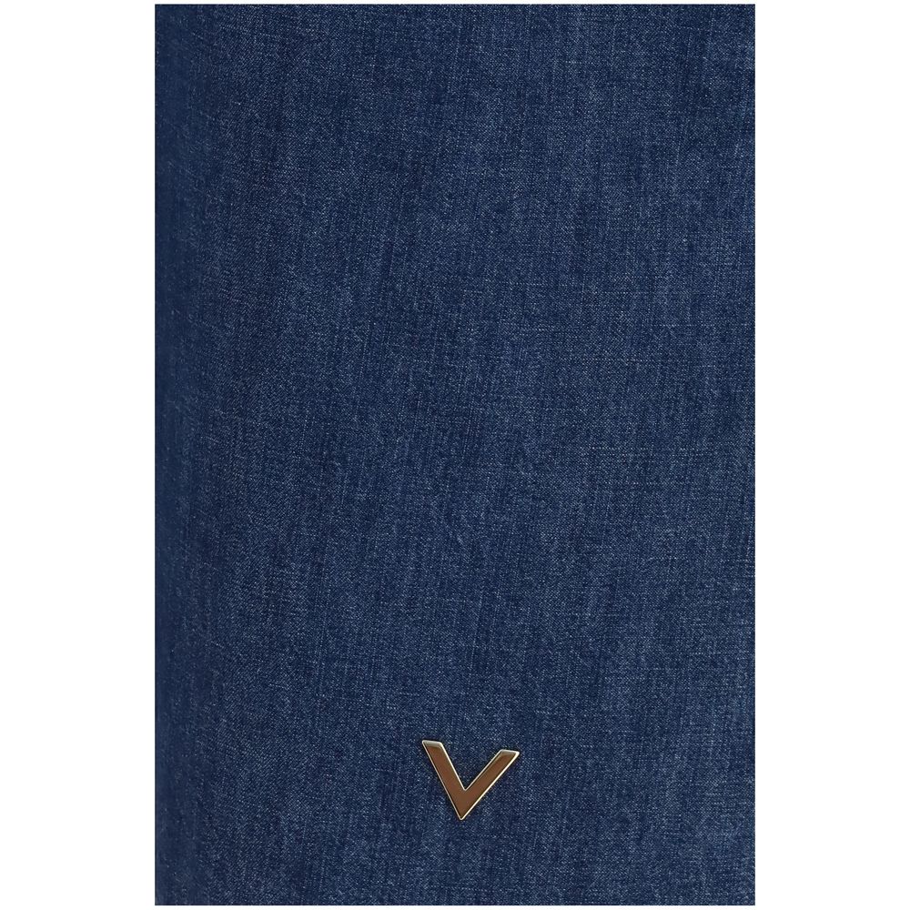 Valentino Blue Cotton Casual Women's Dress