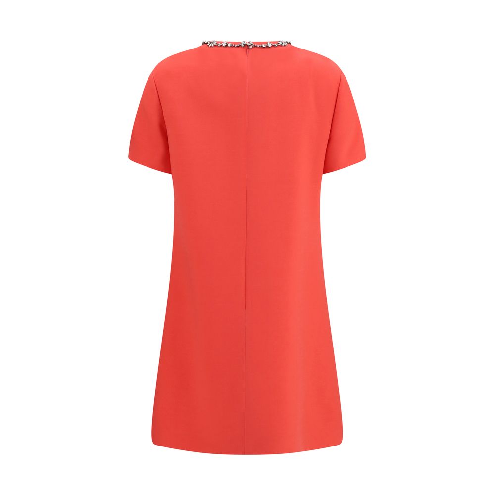 Valentino Multicolor Wool Oves Aries Casual Women's Dress