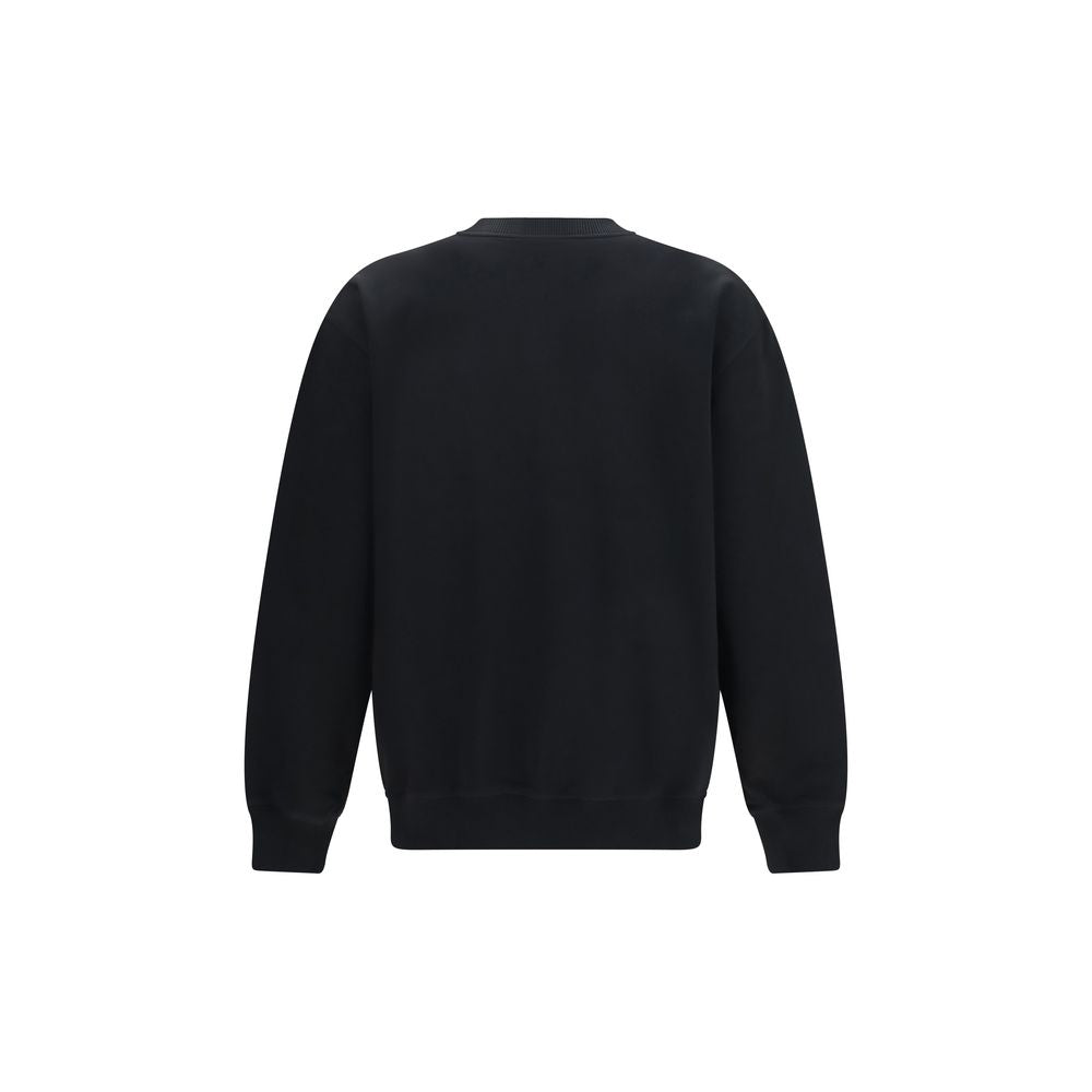 Balmain Black Cotton Men's Sweatshirt