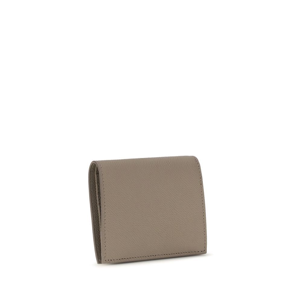 Ferragamo Beige Calf Leather Bos Taurus Women's Wallet