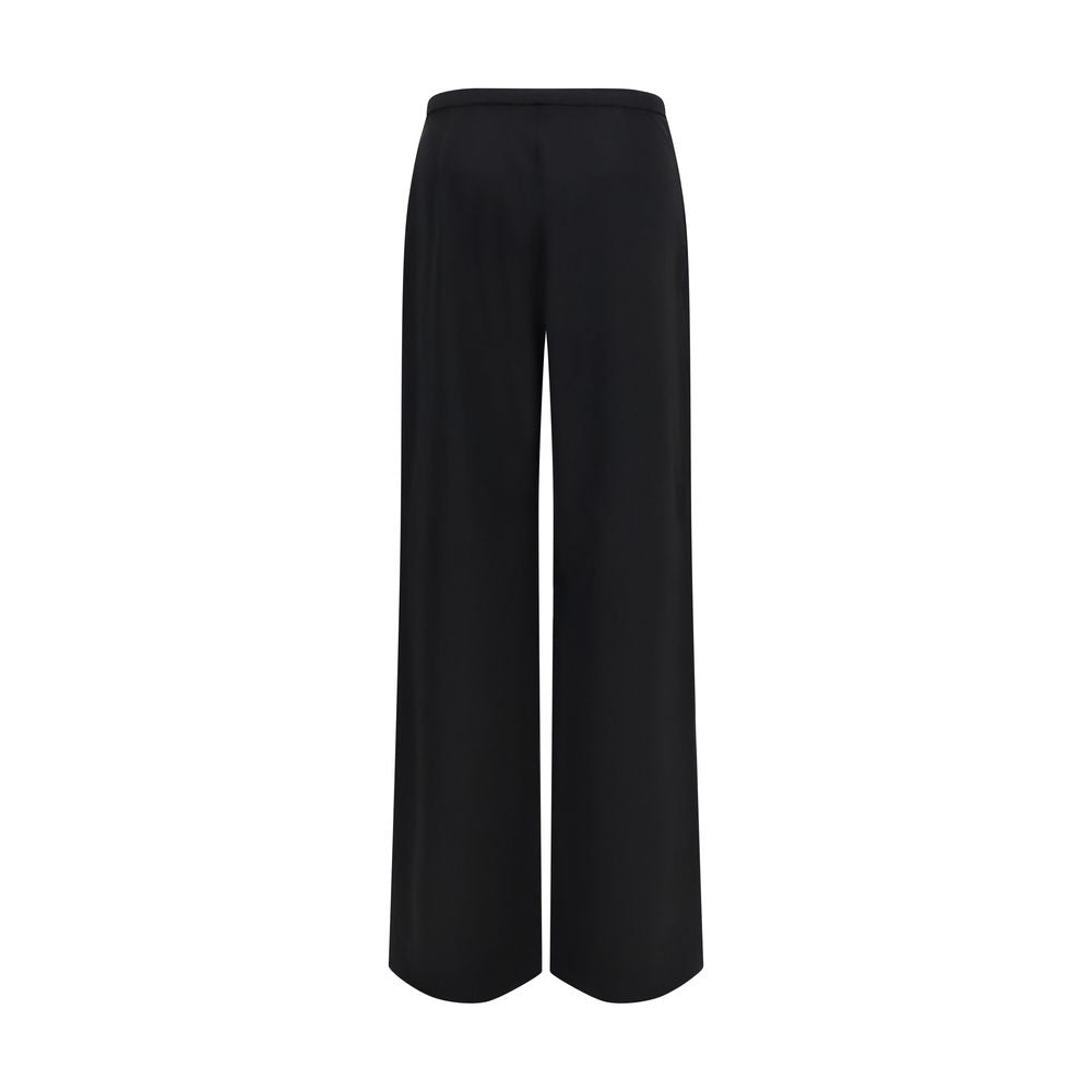 Gucci Black Wool Oves Aries Casual Women's Pants