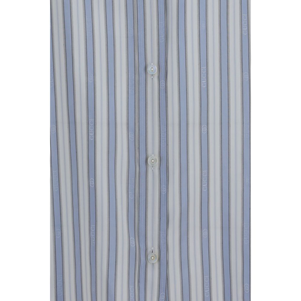 Gucci Blue Silk Women's Shirt