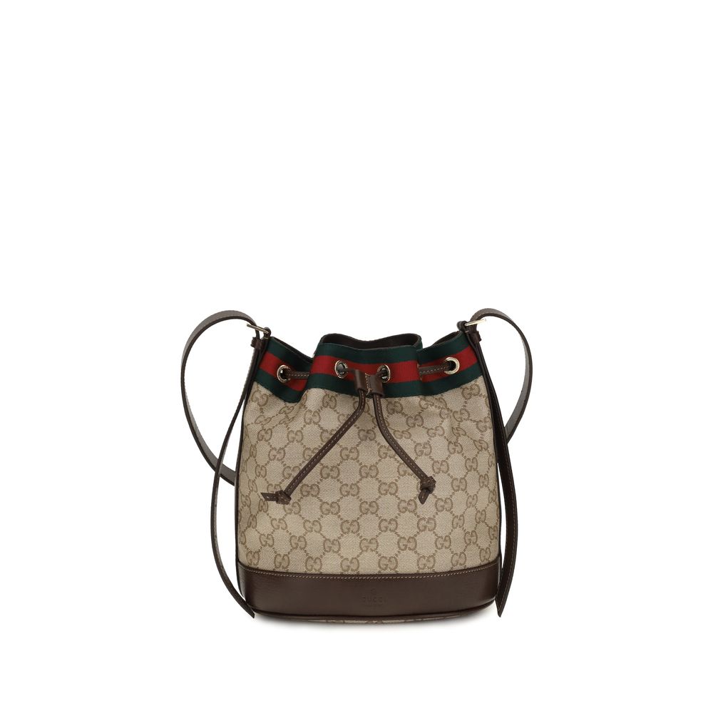 Gucci Beige Cotton Backet Women's Bag