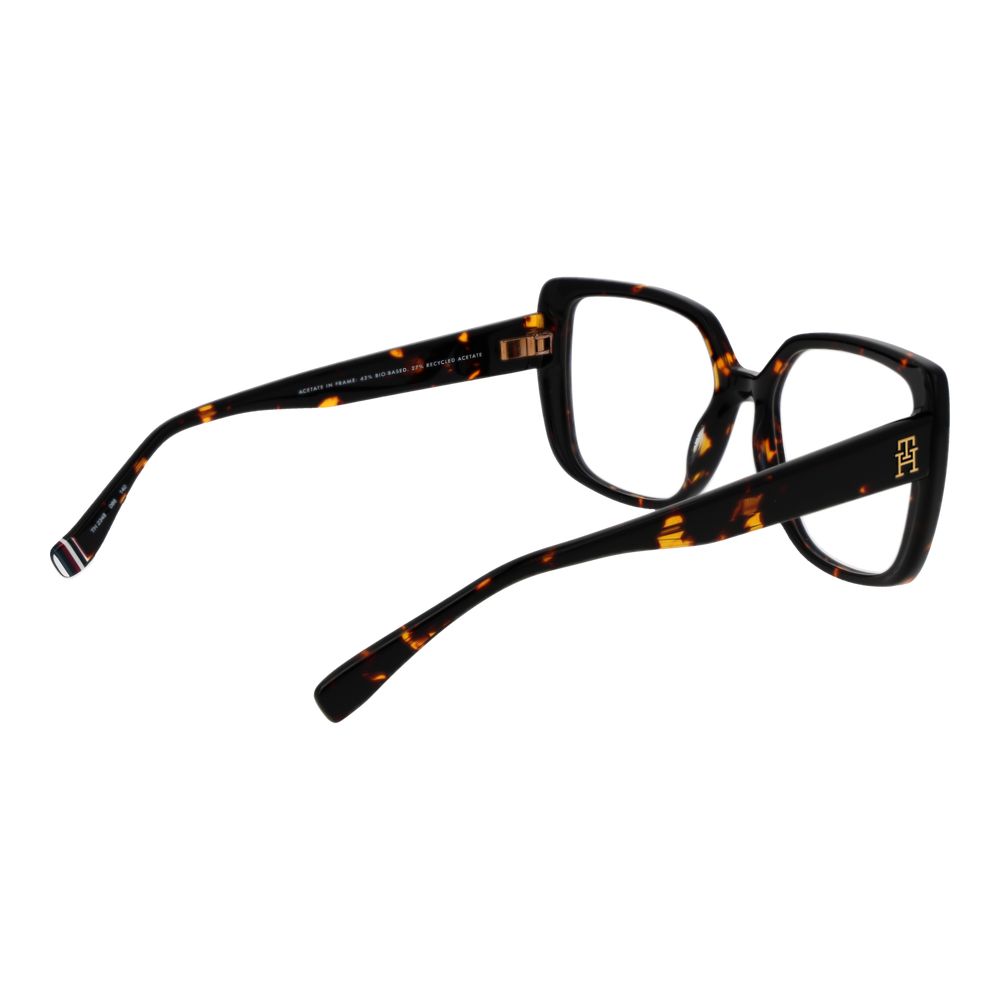 Tommy Hilfiger Brown Acetate Glasses Women's (Frames)