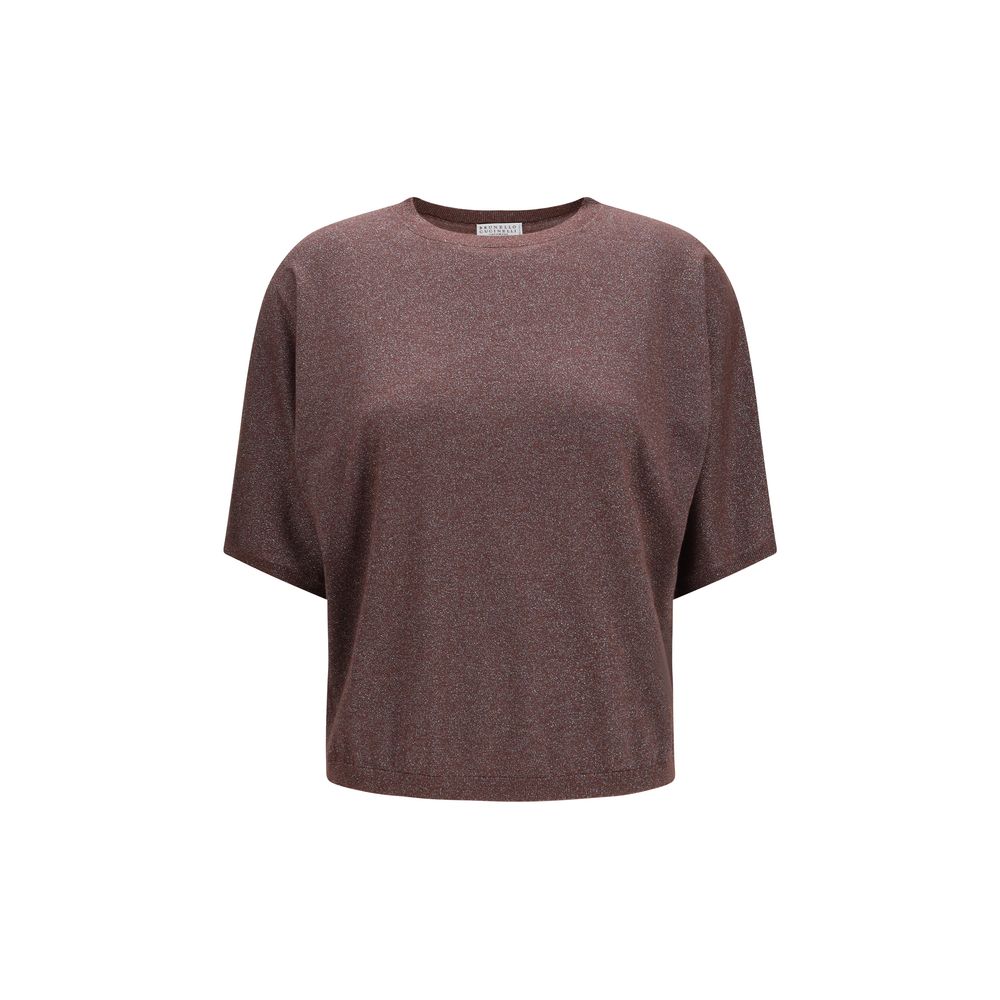 Brunello Cucinelli Purple Cashmere Women's Sweatshirt