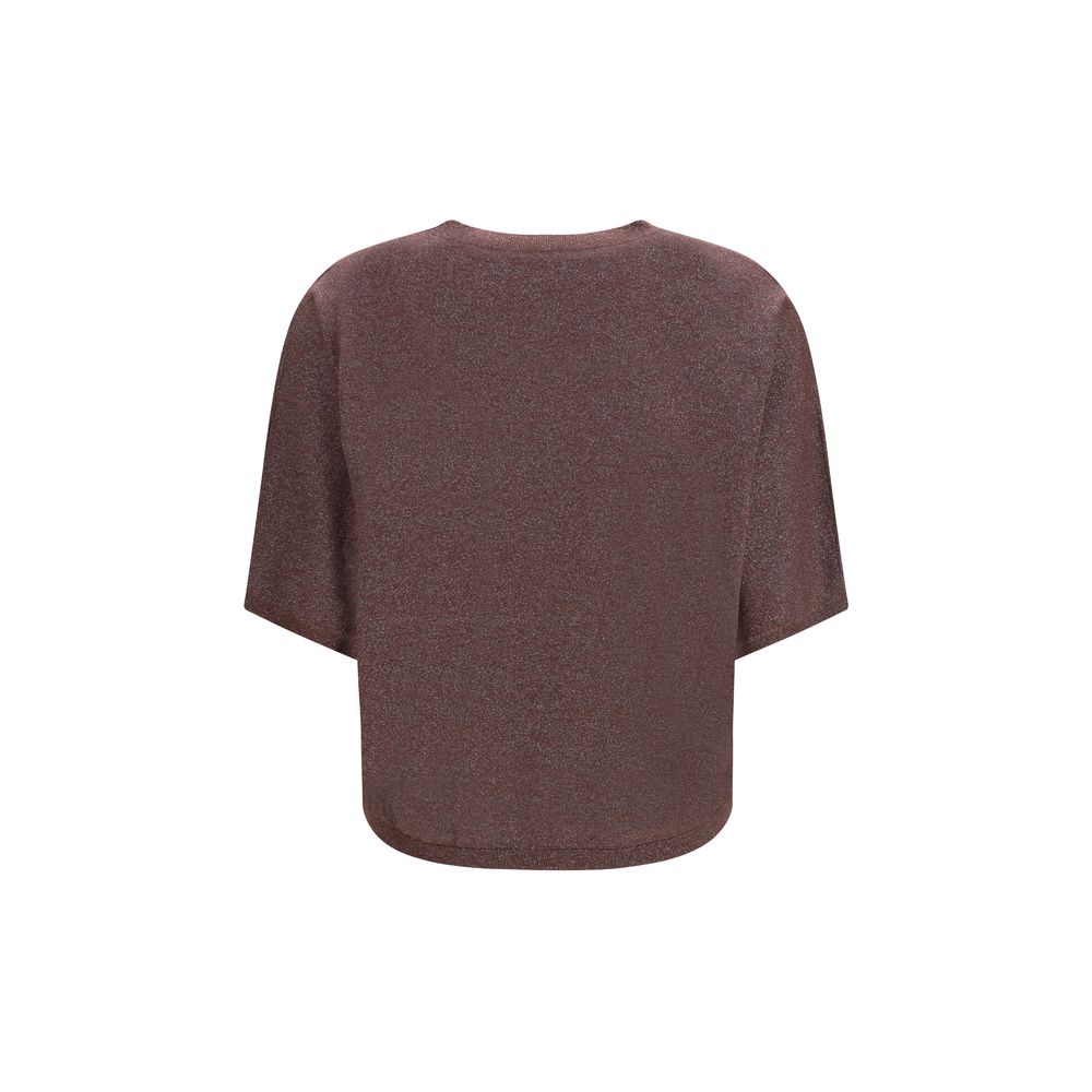 Brunello Cucinelli Purple Cashmere Women's Sweatshirt